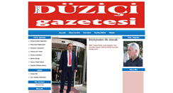 Desktop Screenshot of duzicigazetesi.net